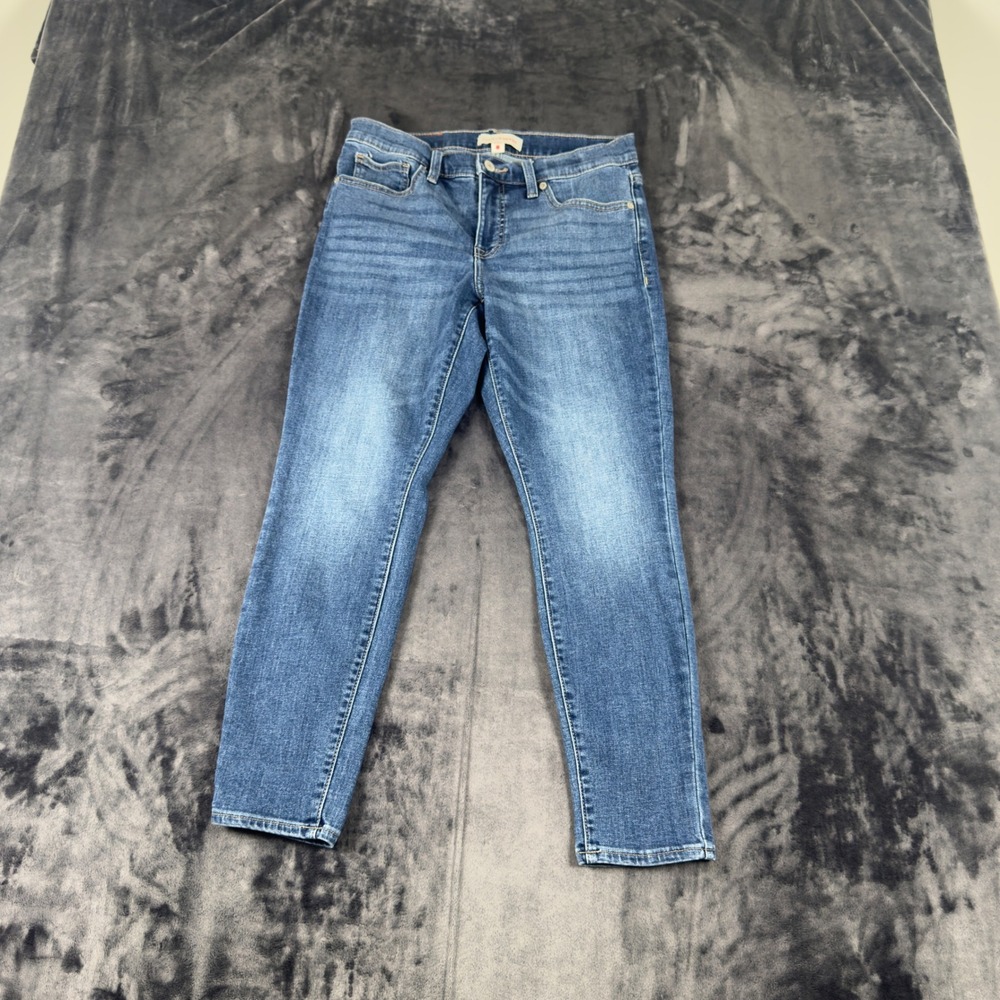 Lucky Brand Ava Mid Rise Skinny Womens 8/29 Blue Denim Jeans